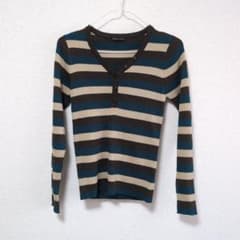 Regard caressant ボーダー柄 ニット 長袖のサムネイル