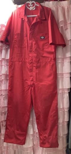 Dickies ディッキーズ つなぎ 赤 レッド - メルカリ