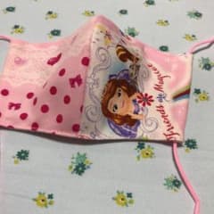 maomao様専用♡150円お値引き 立体マスク ＆ 水筒肩紐カバー ソフィアのサムネイル