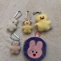 最終価格　mojojojo ぬいぐるみ キーホルダー 5点セットのサムネイル