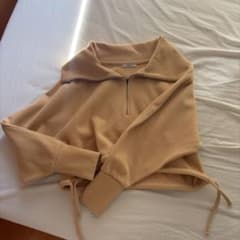 クラネ　HALF ZIP SHORT TOPS イエローのサムネイル