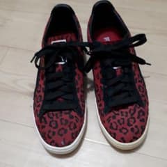 PUMA スエード　ヒョウ柄赤28㎝のサムネイル