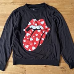 The Rolling Stones ハート柄 長袖カットソー - 5
