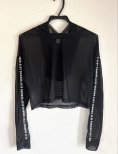Forever 21 メッシュトップス ブラックのサムネイル