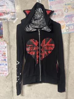 GLAVIL tuhaha 猫耳　パーカー　v系　サブカル GLAVIL tuhaha 猫耳 パーカー v系 サブカル - メルカリ