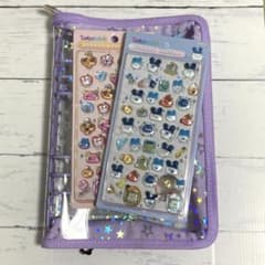 A5デカシール帳➕シール2枚のセット　紫　むらさき　リフィル10枚付きのサムネイル