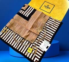 新品 FENDI シルクコットン 大型 ハンカチーフㅡ2 - メルカリ