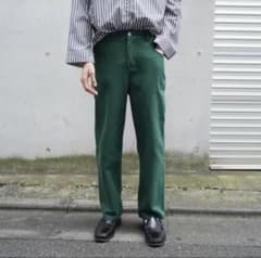 【即購入OK】DION グリーンストレートパンツのサムネイル