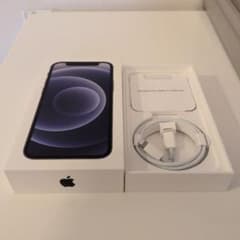 iPhone12mini 本体 美品 128GB ブラックのサムネイル