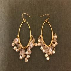 大きめ ループピアス♡のサムネイル