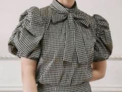 miro amurette gingham check blouse - 2