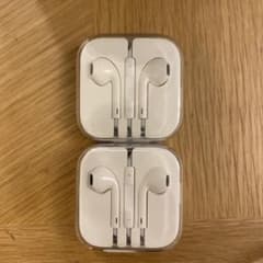 【新品未使用】Apple純正 iPhone イヤホン2個セットのサムネイル