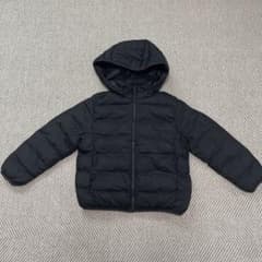 UNIQLO キッズ 中綿ジャケット ブラック 120