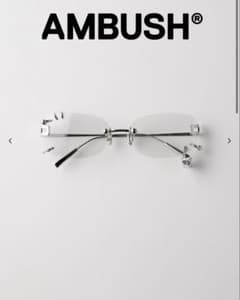 AMBUSH ハートチャーム サングラス シルバーのサムネイル