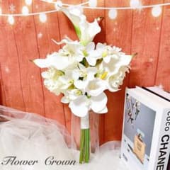 ヘッドパーツプレゼント ウエディングブーケ クラッチブーケ 結婚式