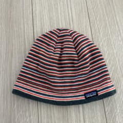 patagonia ストライプ ニット帽 Lサイズのサムネイル