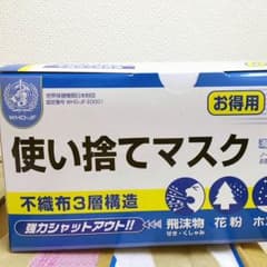 NVP使い捨てマスク65枚2箱セット★送料無料のサムネイル