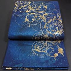 女優・上戸彩さん着用柄 別注品 西陣織六通柄袋帯 エレガントな逸品 綿 