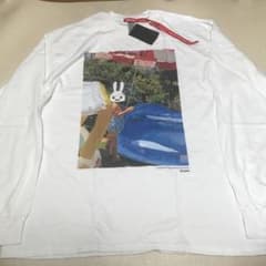 公式3店舗限定】CUNE キューン プール ロンT XL 白 フォト Tシャツ 