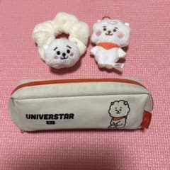 bt21 RJ 펜 케이스 푹신푹신 마스코트와 헤어 고무 BTS