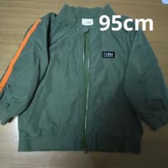 PaPaT ジップアップジャンパー 95cm オリーブグリーンのサムネイル