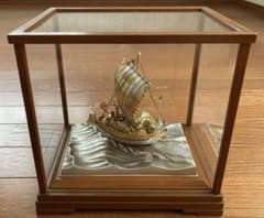 関武比古作 STERLING SILVER 960 宝船 銀製 置物 縁起物 - メルカリ