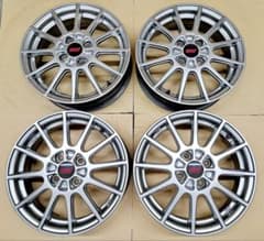 極上品】スバル ステラ STI 純正 オプション 15インチ ホイール 超希少