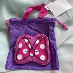 Minnie Mouse drawstring pouch bag