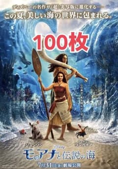 모아나와 전설의 바다 플라이어 100장