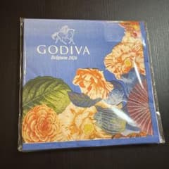 GODIVA ペーパーナプキン 花柄 ブルーのサムネイル