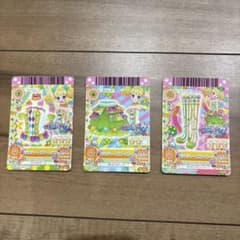 アイカツカード バラエティーイエローコーデ 3枚セットのサムネイル