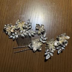 garden of grace ヘッドドレス イヤリング　セット　結婚式のサムネイル