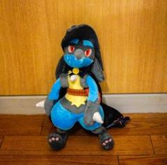 ハロウィンルカリオ ぬいぐるみ 大きい 30cm リボン袋付