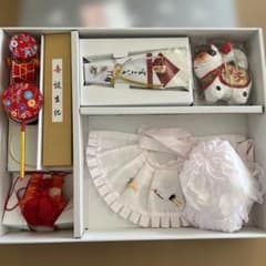 お宮参り用 7点フードセット 女の子 正絹 日本製 - メルカリ
