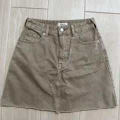 EVRIS デニムミニスカート ベージュ Sサイズのサムネイル