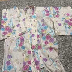 【浴衣】花柄 浴衣 フリーサイズのサムネイル