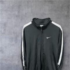 00s Nike ブラック トラックジャケットのサムネイル