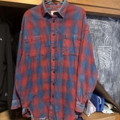 ZARA 1975 チェック柄 ネルシャツ 長袖のサムネイル