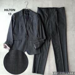 【大きいサイズ】HILTON パンツスーツ チェック 黒系 13 LiberO 大きいサイズ】HILTON パンツスーツ チェック 黒系 13 LiberO - メルカリ