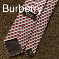 高級シルク　美品【Burberry】 ブランドネクタイ　バーバリー br27のサムネイル