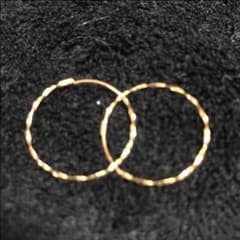 18k ピアス フープのサムネイル