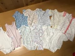【11枚まとめ売り】70サイズ　肌着 ロンパースのサムネイル