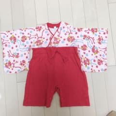 女の子 袴 ロンパース 80のサムネイル