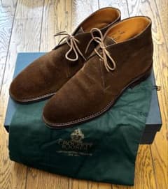 Crockett & Jones CHERTSEY 8E SNUFF SUEDE - メルカリ