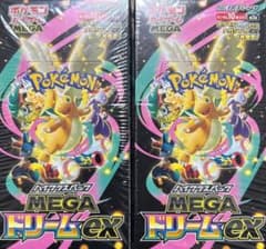ポケモンカードゲーム MEGA ドリームex BOX シュリンク付き2箱 - メルカリ