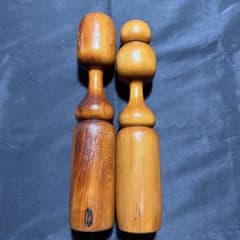 送料込み　屋久杉　特大リング夫婦こけし(刻印入り) 送料込み 屋久杉 特大リング夫婦こけし(刻印入り) 2025年最新】屋久杉