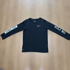 NIKE ELITE 長袖カットソー ブラック キッズLサイズのサムネイル
