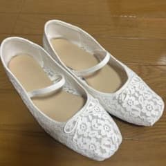 gu ストラップバレエシューズ（レース）25cm/XLサイズのサムネイル
