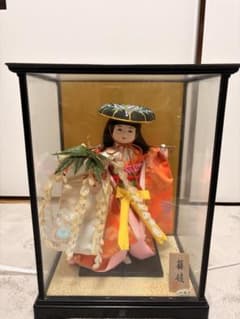 日本人形 ガラスケース入り - メルカリ