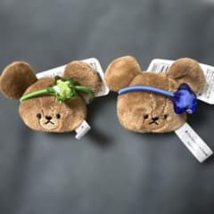 くまのがっこう　マスコット付きヘアアクセサリー《2種セット》